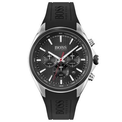 Hugo Boss Distinct 1513855 Men's Watch – 46.0mm Black Dial Silicone - Thumbnail 2