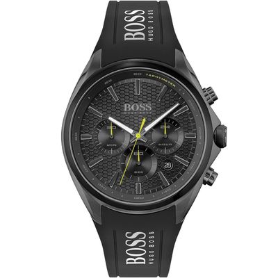 BOSS Distinct Chronograph 1513859 Men's Watch – 46mm Black Dial Silicone