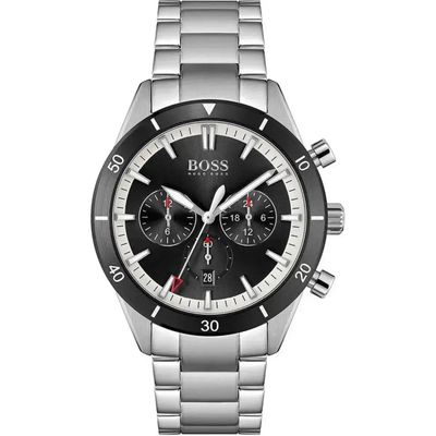 Hugo Boss Santiago 1513862 Men's Watch – 44mm Black Dial Stainless Steel