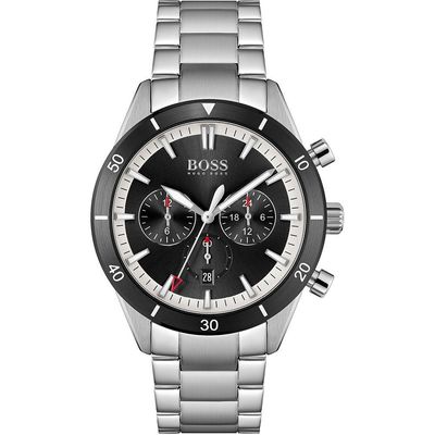 Hugo Boss Santiago 1513862 Men's Watch – 44mm Black Dial Stainless Steel - Thumbnail 2