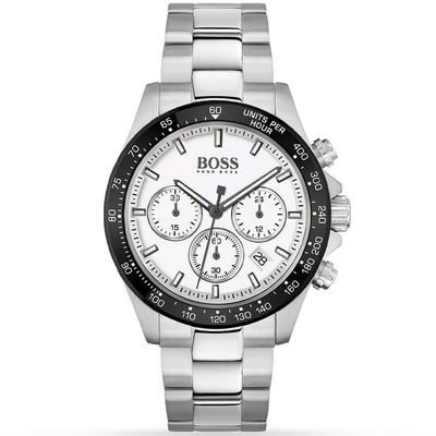 Hugo Boss Hero 1513875 Men's Watch – 43mm White Dial Stainless Steel - Thumbnail 2