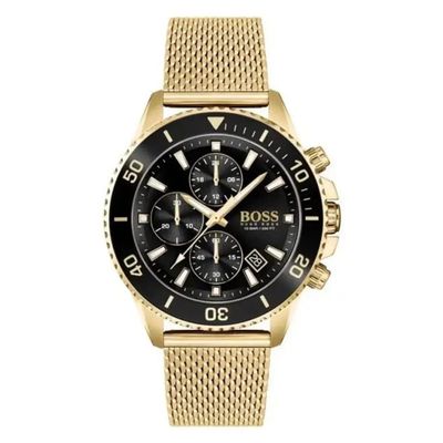 Hugo Boss Admiral 1513906 Men's Watch – 46mm Black Dial Stainless Steel - Thumbnail 3
