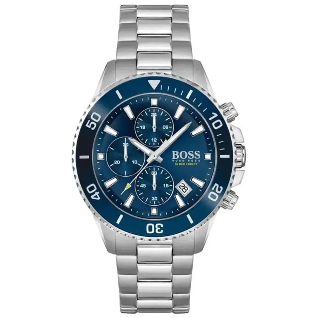Hugo Boss Admiral 1513907 Men's Watch – 46mm Blue Dial Stainless Steel - Image 1