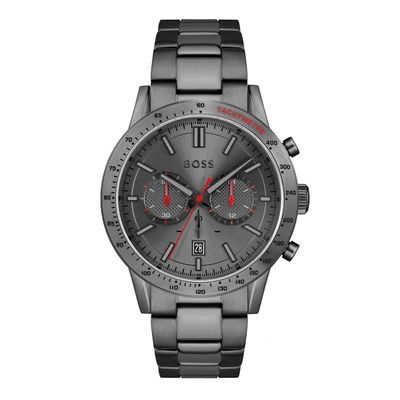 BOSS Allure Grey Ion Plated Chronograph Men's Watch 1513924