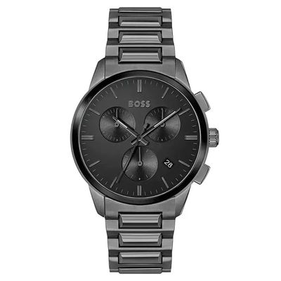 Hugo Boss Dapper 1513929 Men's Watch – 43mm Black Dial Stainless Steel - Thumbnail 3
