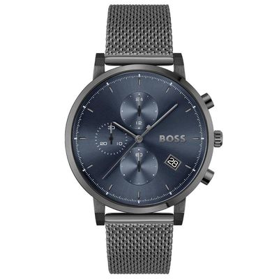 Hugo Boss Integrity 1513934 Men's Watch – 43mm Blue Dial Stainless Steel - Thumbnail 2