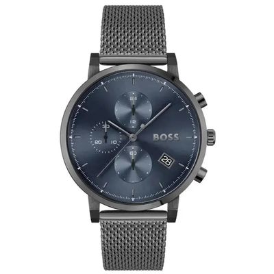Hugo Boss Integrity 1513934 Men's Watch – 43mm Blue Dial Stainless Steel - Thumbnail 3