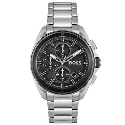 Hugo Boss Volane 1513949 Men's Watch – 44mm Black Dial Stainless Steel - Thumbnail 2