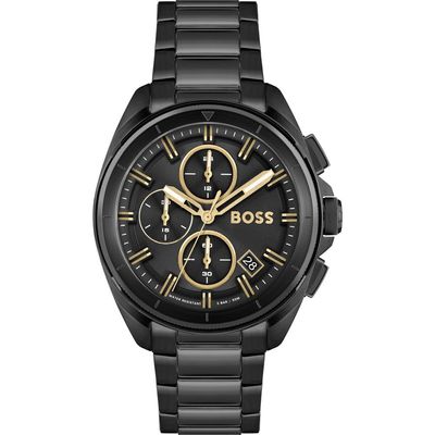 Hugo Boss Volane 1513950 Men's Watch – 44.0mm Black Dial Stainless Steel - Thumbnail 2
