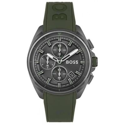 Hugo Boss Volane 1513952 Men's Watch – 44mm Black Dial Silicone