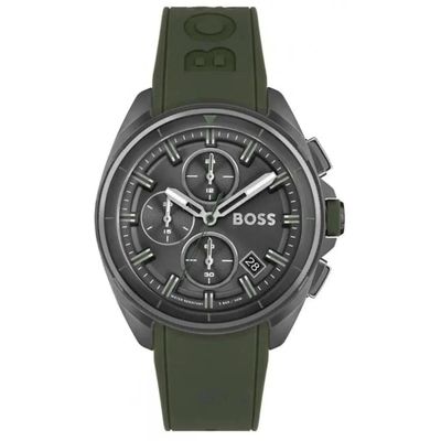 Hugo Boss Volane 1513952 Men's Watch – 44mm Black Dial Silicone - Thumbnail 3