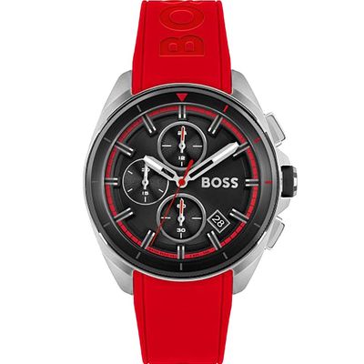 Hugo Boss Volane 1513959 Men's Watch – 44mm Black Dial Silicone - Thumbnail 2