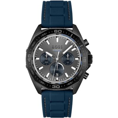 Hugo Boss Energy 1513972 Men's Watch – 44mm Grey Dial Silicone - Thumbnail 2