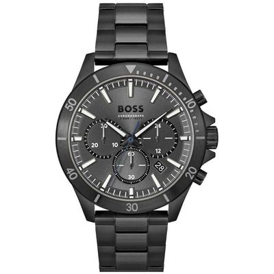 Hugo Boss Troper 1514058 Men's Watch – 45mm Black Dial Stainless Steel - Thumbnail 2