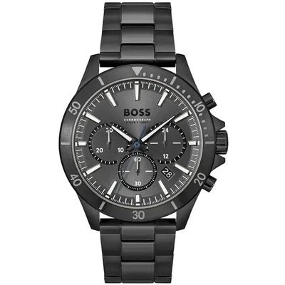 Hugo Boss Troper 1514058 Men's Watch – 45mm Black Dial Stainless Steel - Thumbnail 3