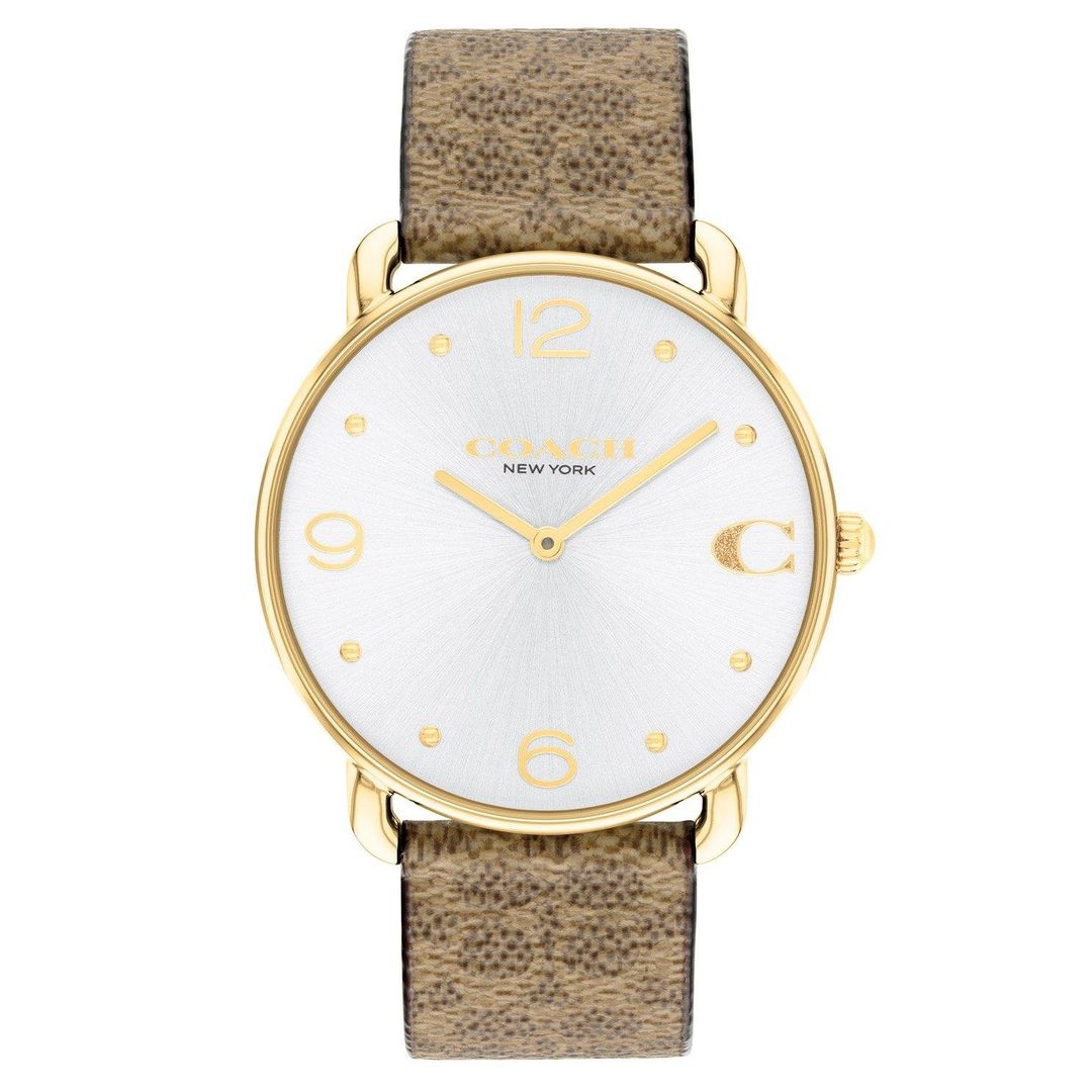 Coach Elliot 36mm Yellow Gold Tone Ladies Watch - Image 1
