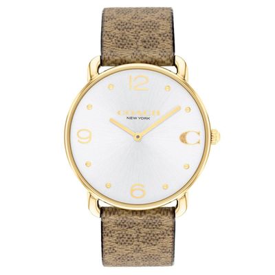 Coach Elliot 36mm Yellow Gold Tone Ladies Watch