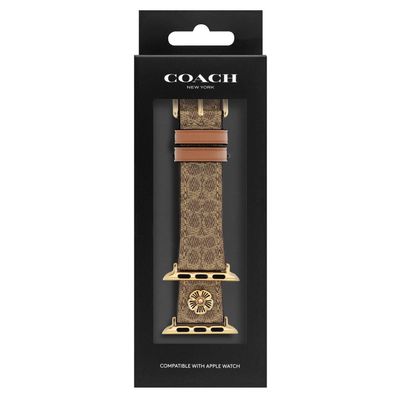 Coach Leather Apple Watch Strap
