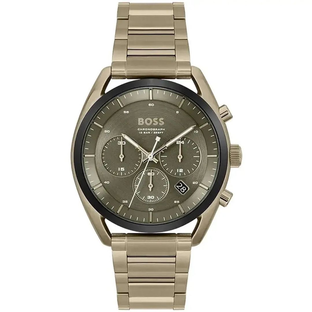 Hugo Boss Top 1514094 Men's Watch – 44mm Brown Dial Stainless Steel - Image 1