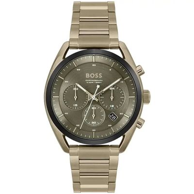Hugo Boss Top 1514094 Men's Watch – 44mm Brown Dial Stainless Steel