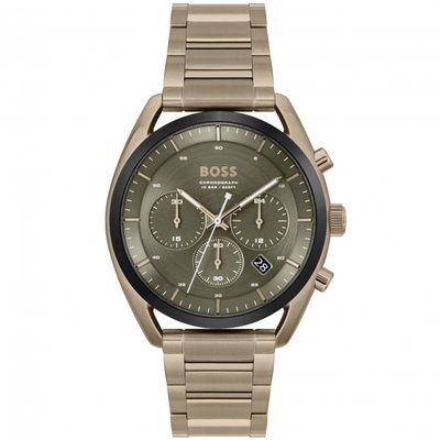 Hugo Boss Top 1514094 Men's Watch – 44mm Brown Dial Stainless Steel - Thumbnail 2