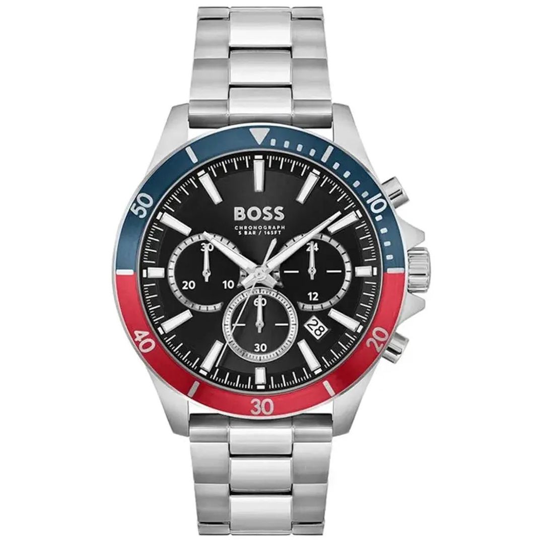 BOSS Troper Black Dial Chronograph Watch 1514108 - Image 1