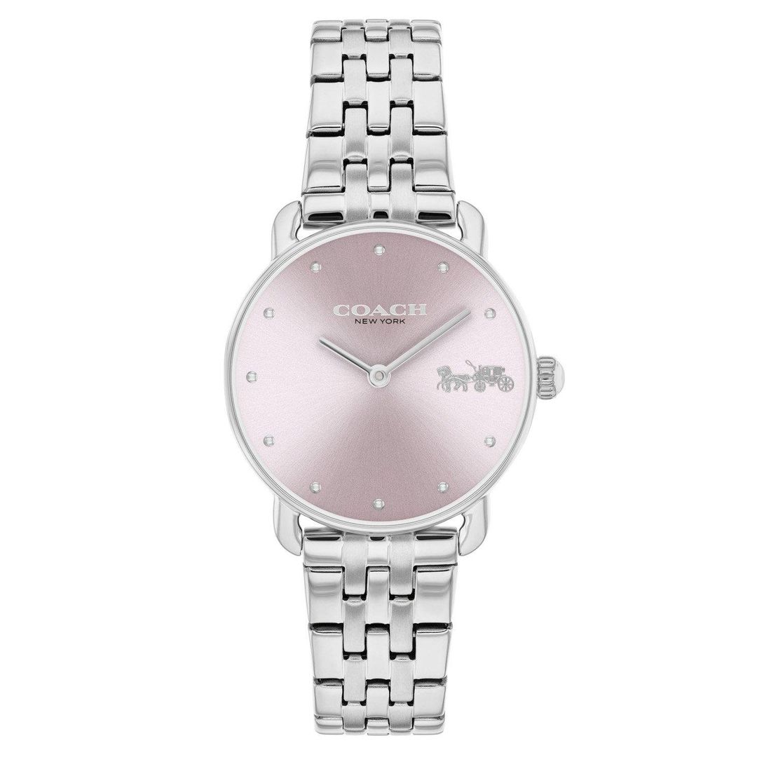 Coach Ladies Elliot Pink Dial Bracelet Watch 14504301 - Image 1