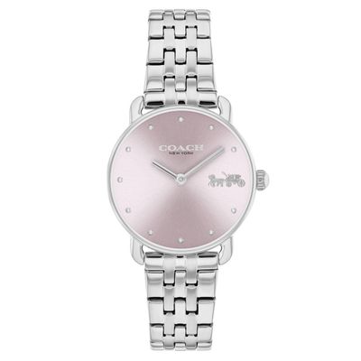 Coach Ladies Elliot Pink Dial Bracelet Watch 14504301