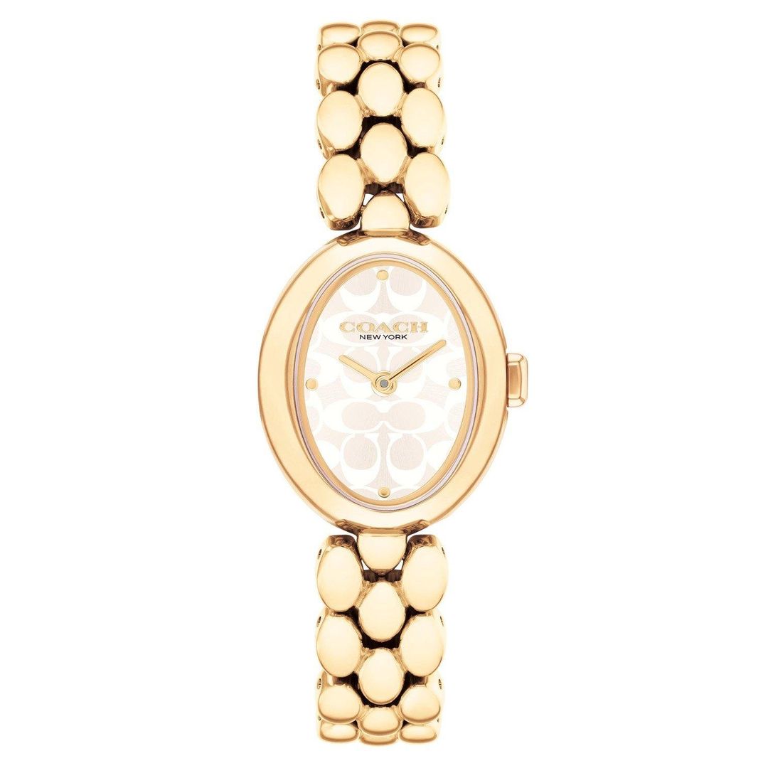 Coach Sammy 22mm Yellow Gold Tone Ladies Watch - Image 1