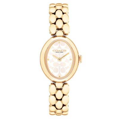 Coach Sammy 22mm Yellow Gold Tone Ladies Watch