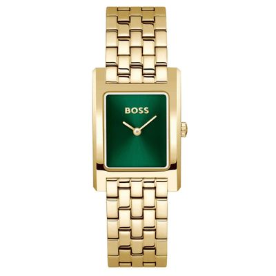 Boss Lucy 24.5mm Yellow Gold Tone Ladies Watch