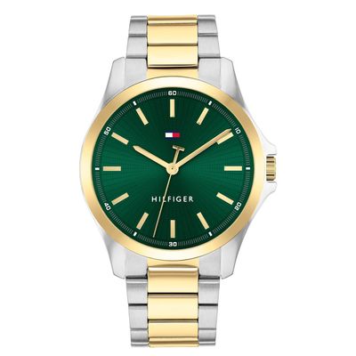 Tommy Hilfiger 42mm Stainless Steel and Yellow Gold Plated Men's Watch