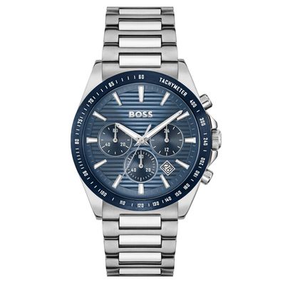 Boss Strike 41mm Stainless Steel Chronograph Men's Watch