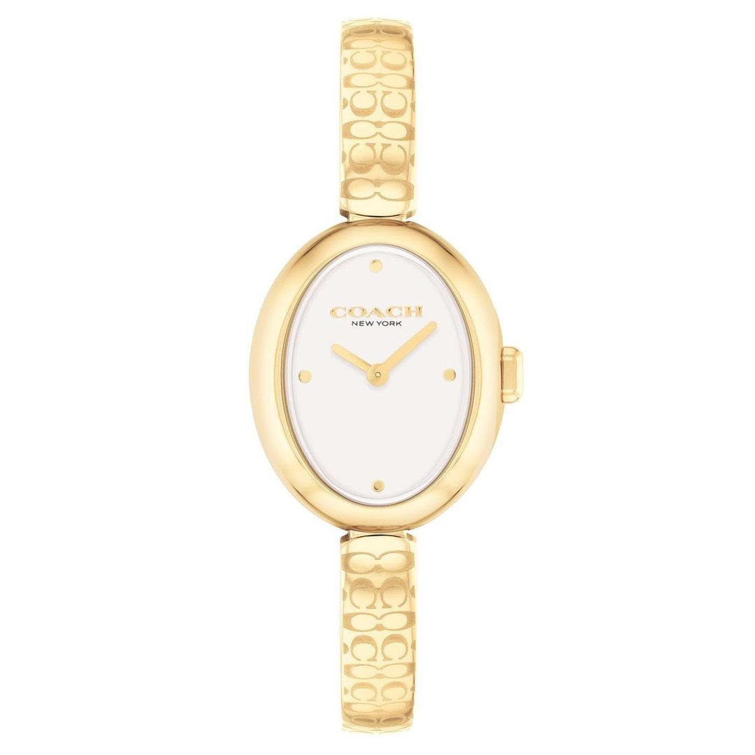 Coach Sammy 22mm Yellow Gold Tone Ladies Watch - Image 1