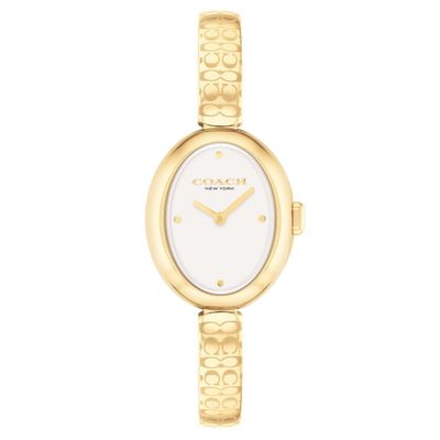 Coach Sammy 22mm Yellow Gold Tone Ladies Watch