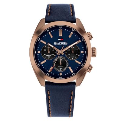 Tommy Hilfiger 40mm Stainless Steel and Rose Gold Plated Chronograph Men's Watch
