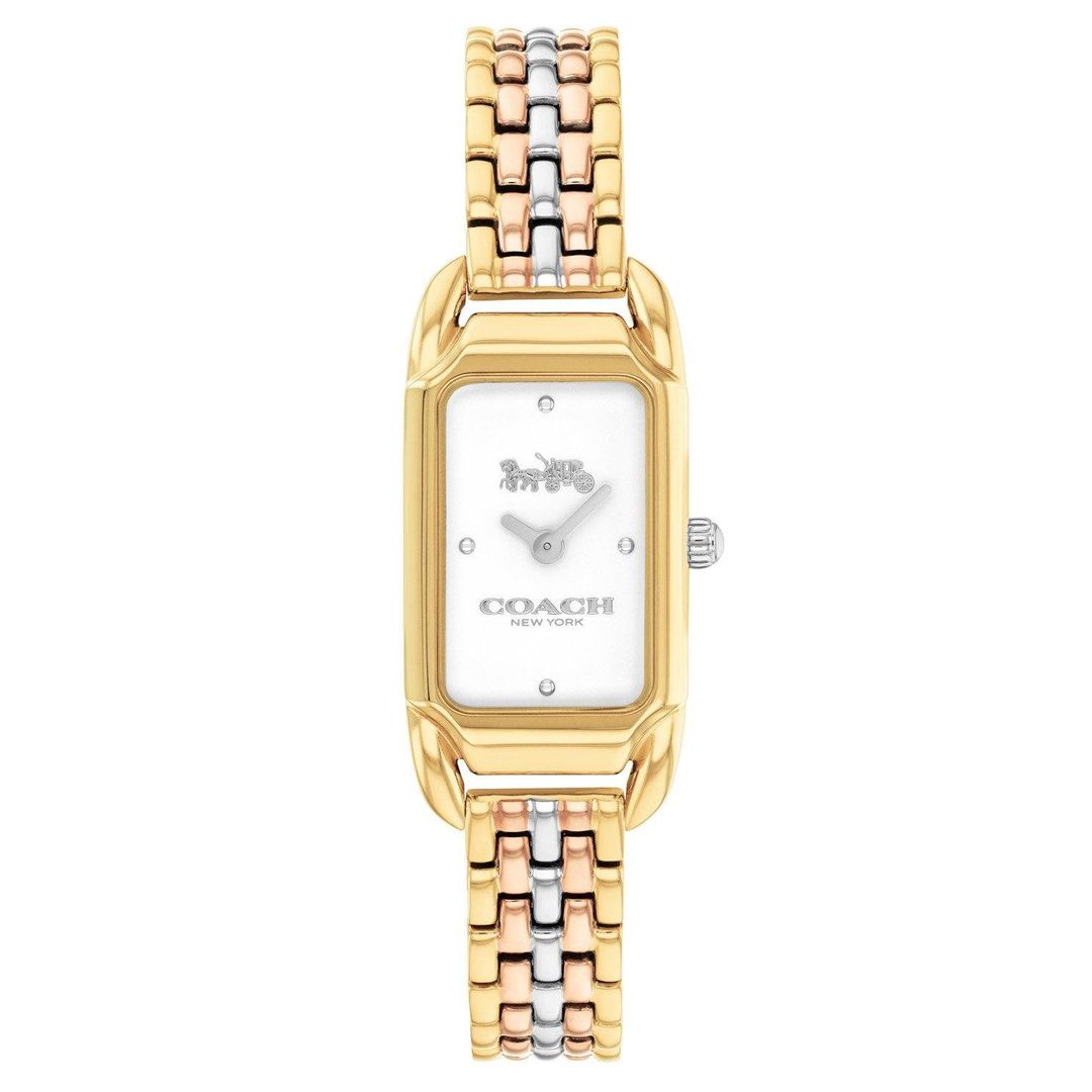 Coach Cadie 28.5mm Yellow Gold Tone Ladies Watch - Image 1