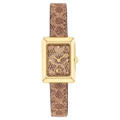 Coach Mara 26mm Yellow Gold Tone Ladies Watch