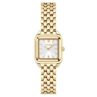 Boss Mae Petite 22.5mm Yellow Gold Tone Ladies Watch