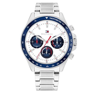 Tommy Hilfiger 44mm Stainless Steel Chronograph Men's Watch