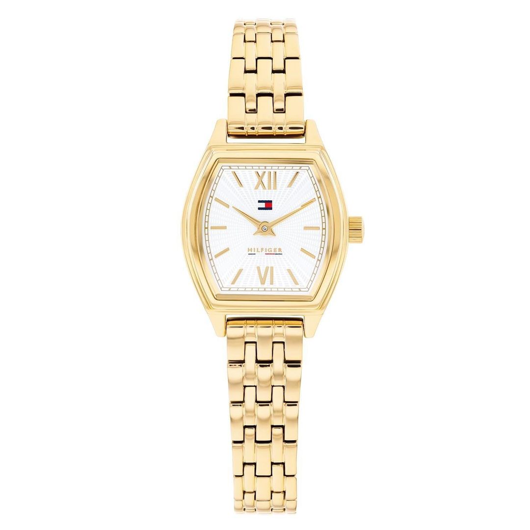 Tommy Hilfiger 22mm Yellow Gold Plated Ladies Watch - Image 1
