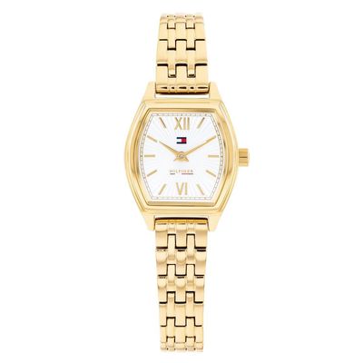 Tommy Hilfiger 22mm Yellow Gold Plated Ladies Watch