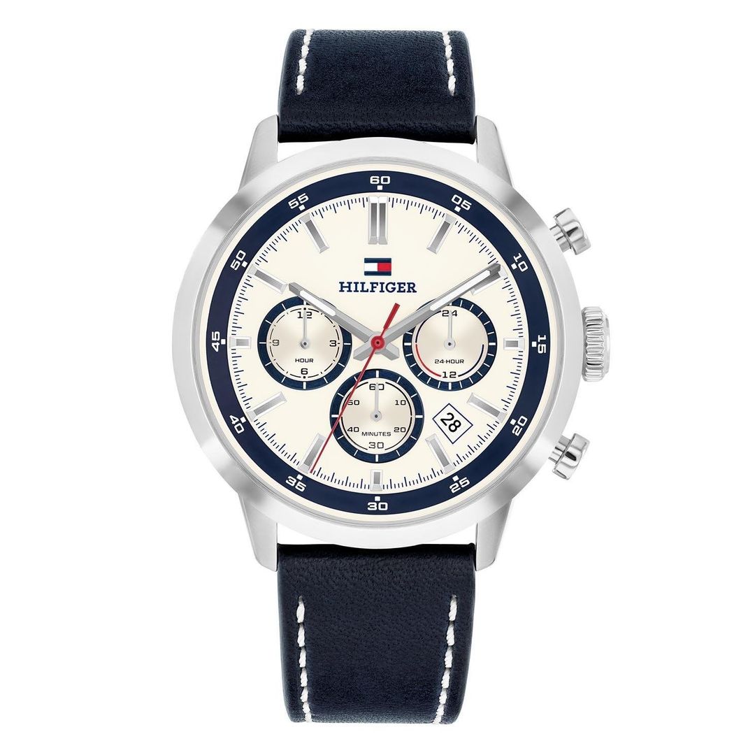 Tommy Hilfiger 43mm Stainless Steel Chronograph Men's Watch - Image 1