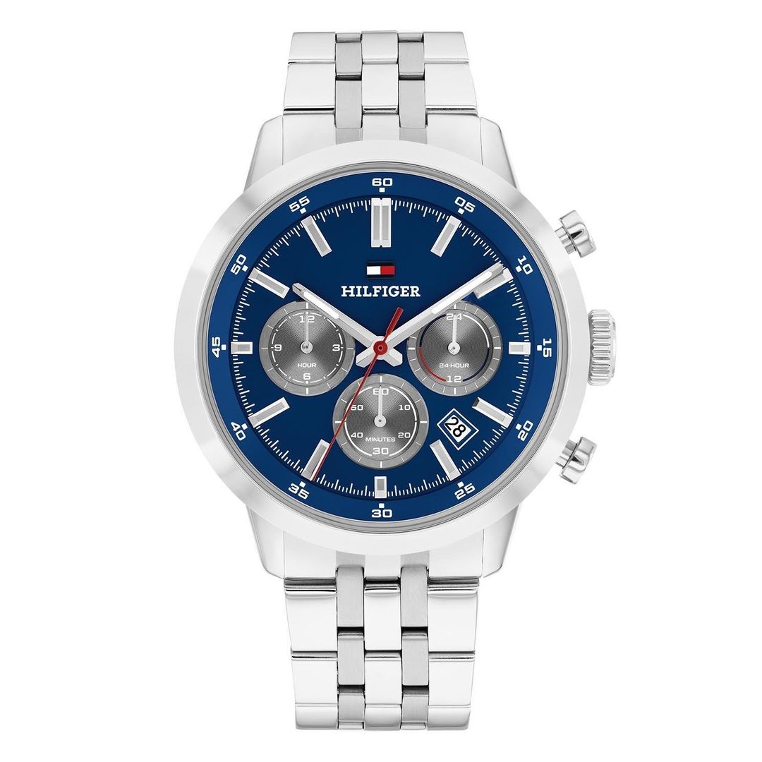Tommy Hilfiger 43mm Stainless Steel Chronograph Men's Watch - Image 1