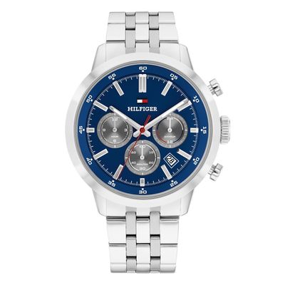 Tommy Hilfiger 43mm Stainless Steel Chronograph Men's Watch