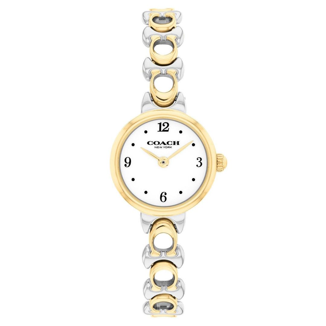 Coach Iris 22mm Stainless Steel and Yellow Gold Tone Ladies Watch - Image 1