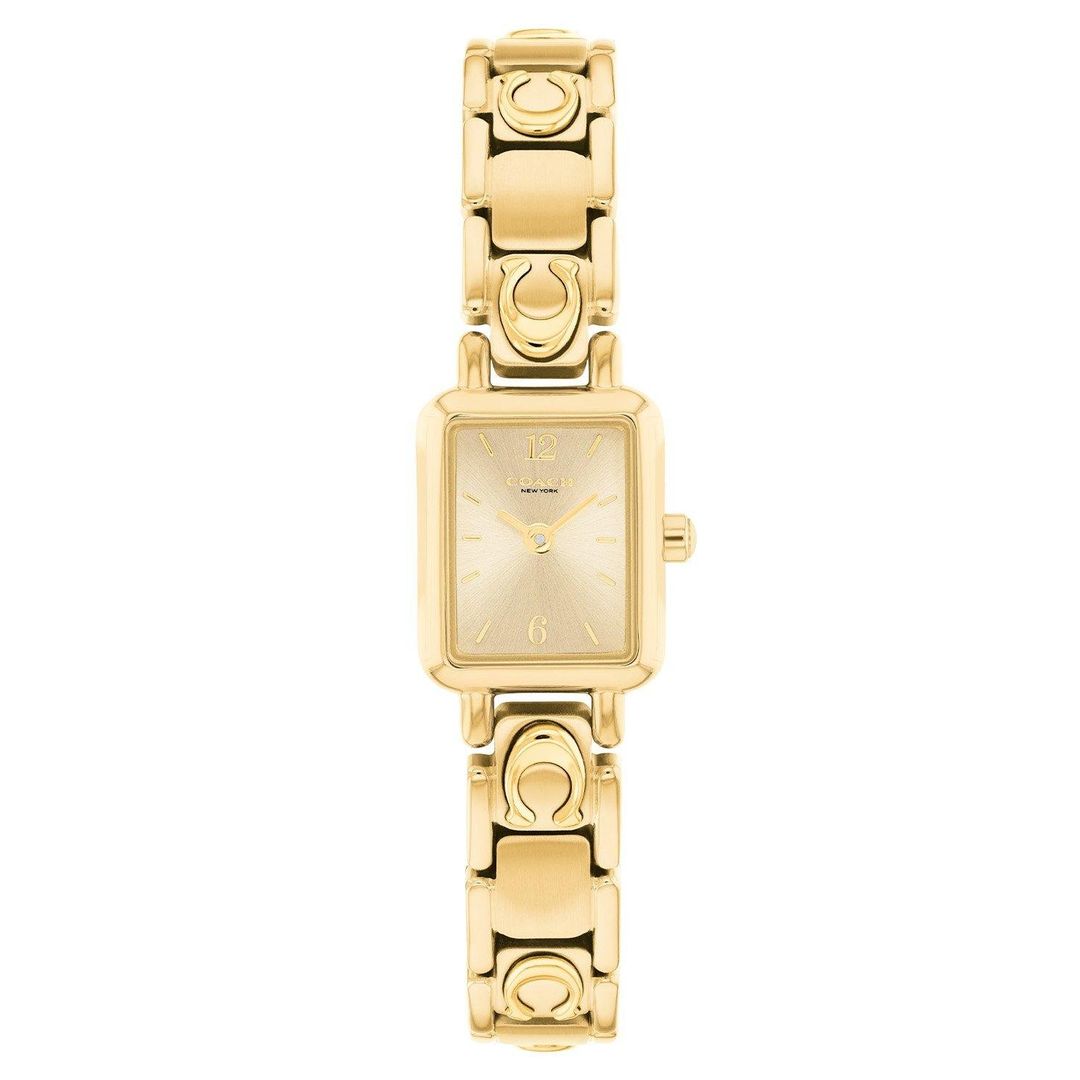 Coach Mara 19mm Yellow Gold Tone Ladies Watch - Image 1