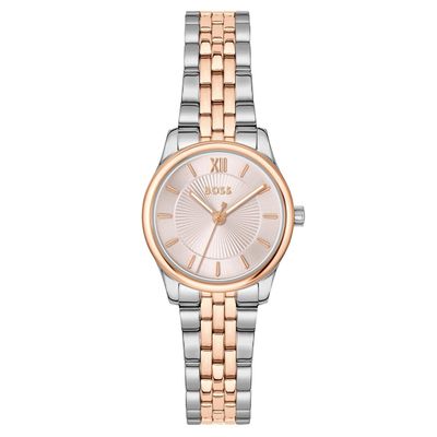 Boss Graceful 25mm Stainless Steel and Rose Gold Tone Ladies Watch