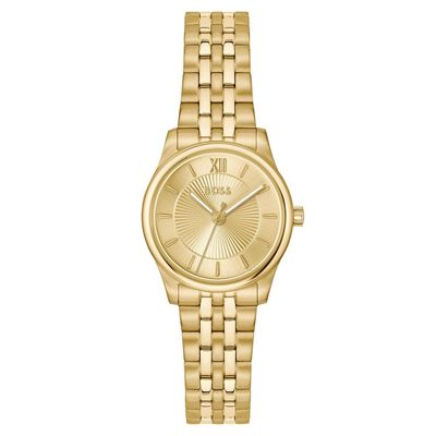 Boss Graceful Mina 25mm Yellow Gold Tone Ladies Watch