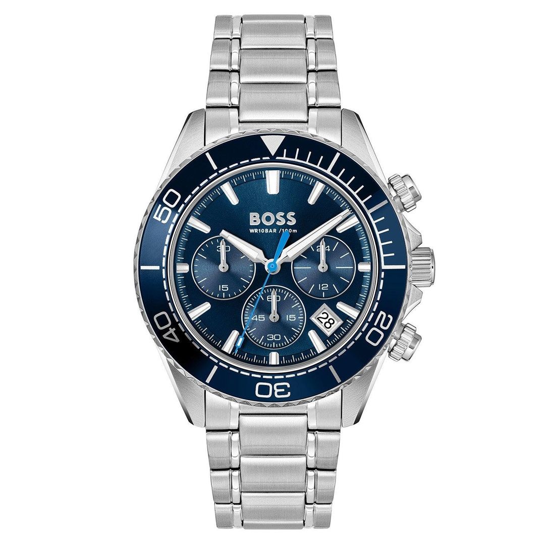 Boss Sealiner 44mm Stainless Steel Chronograph Men's Watch - Image 1